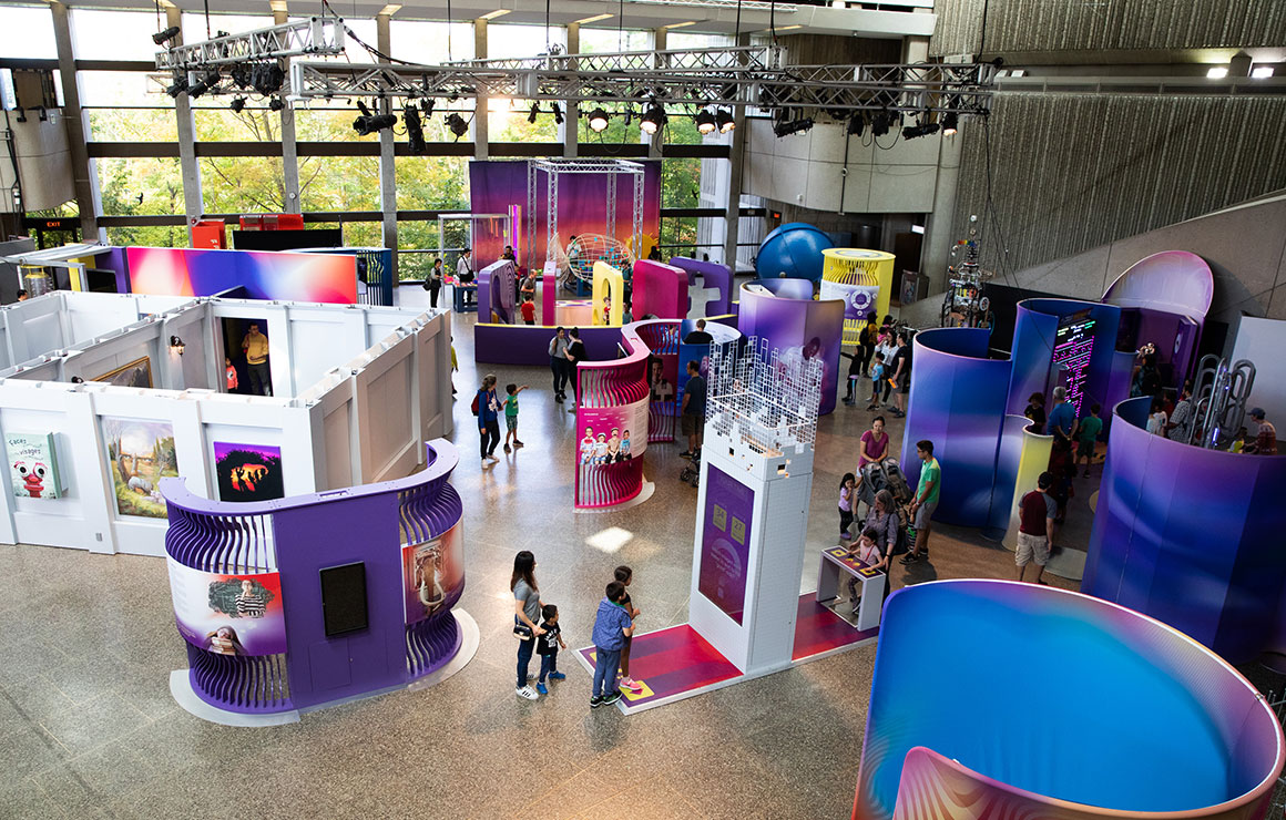 Dans votre tête, exposition créée par le Centre des sciences de l'Ontario.