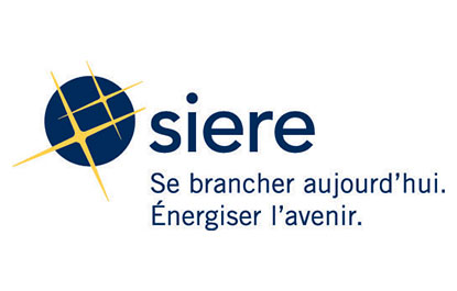Logo de SIERE - Se brancher aujourd'hui. Énergiser l'avenir.