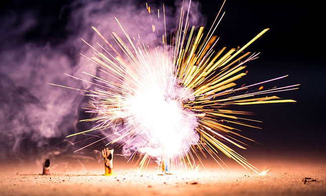 Feux d'artifice en Ontario