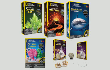 Des produits du National Geographic.
