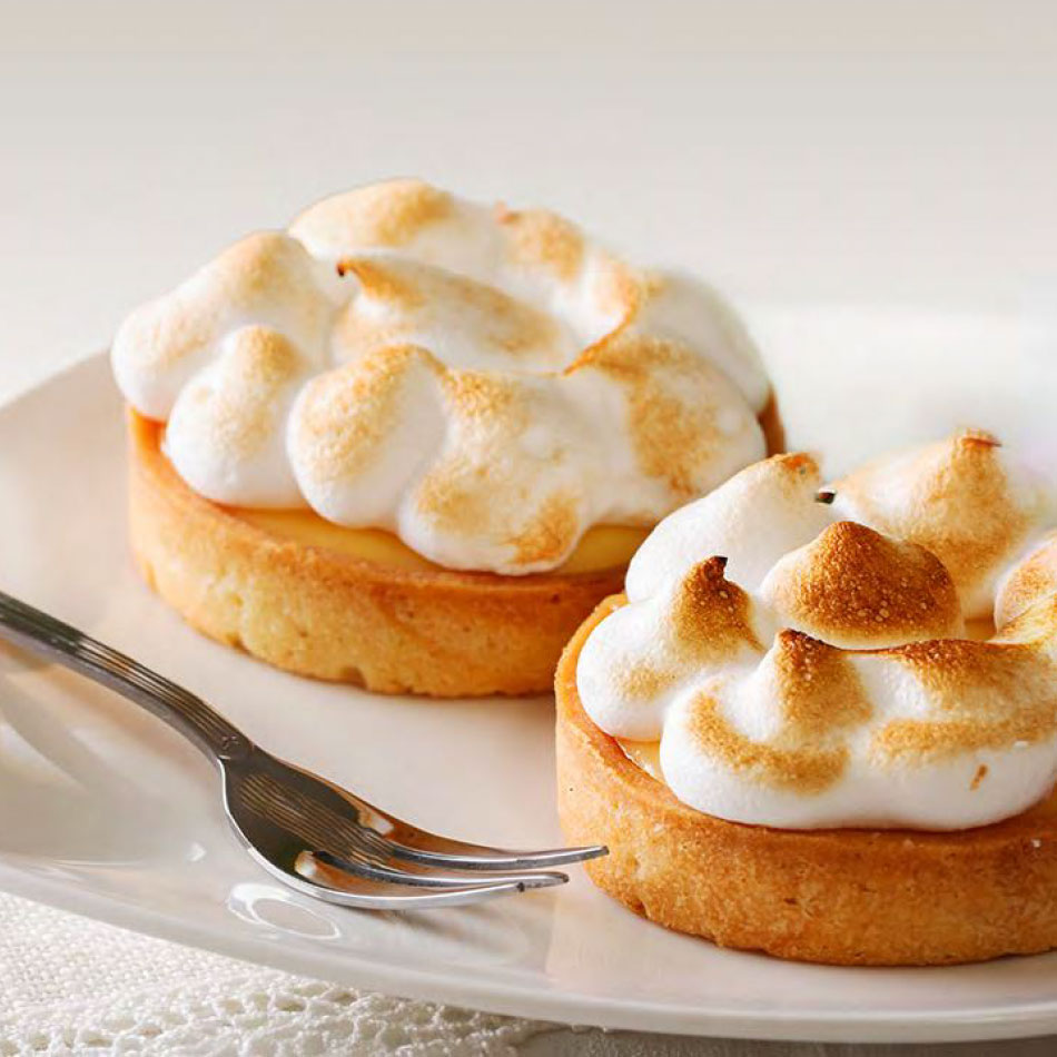 Tartelettes de crème glacée au four.