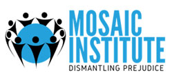 Logo du Mosaic Institute: Dismantling Prejudice.