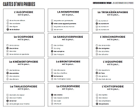 Cartes d'info phobies