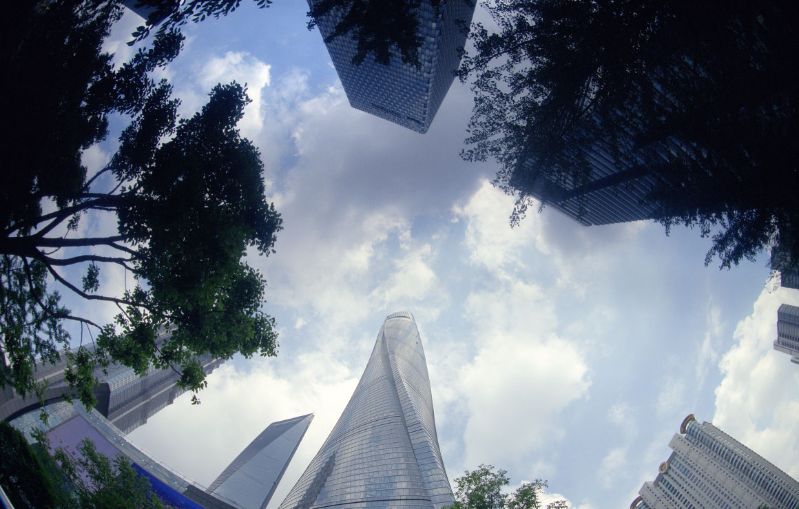 Des gratte-ciel de Shanghaï.